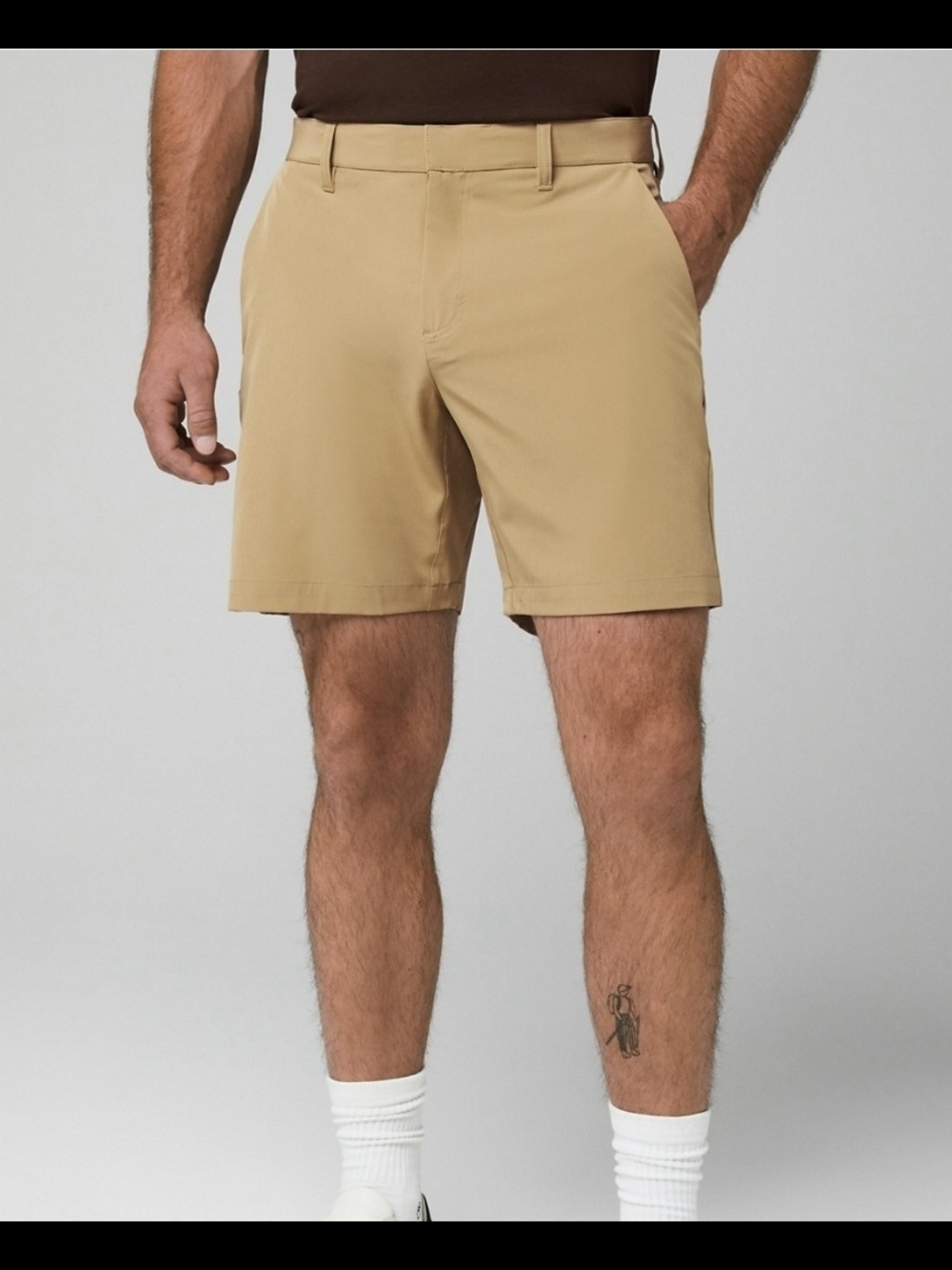 Fabletics Men's Tan Hybrid Shorts